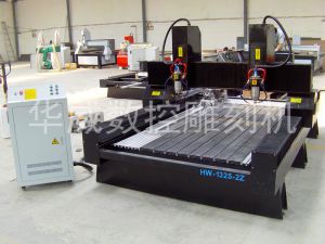呼伦贝尔根河双头立体多功能石材雕刻机HW-1325-2Z