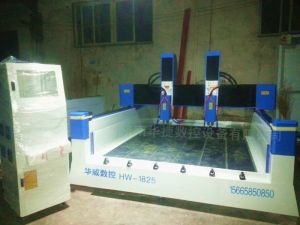 呼伦贝尔根河HW1825双头重型石材雕刻机